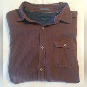 Tommy Bahama Men's Long Sleeve Button Down 100% Cotton